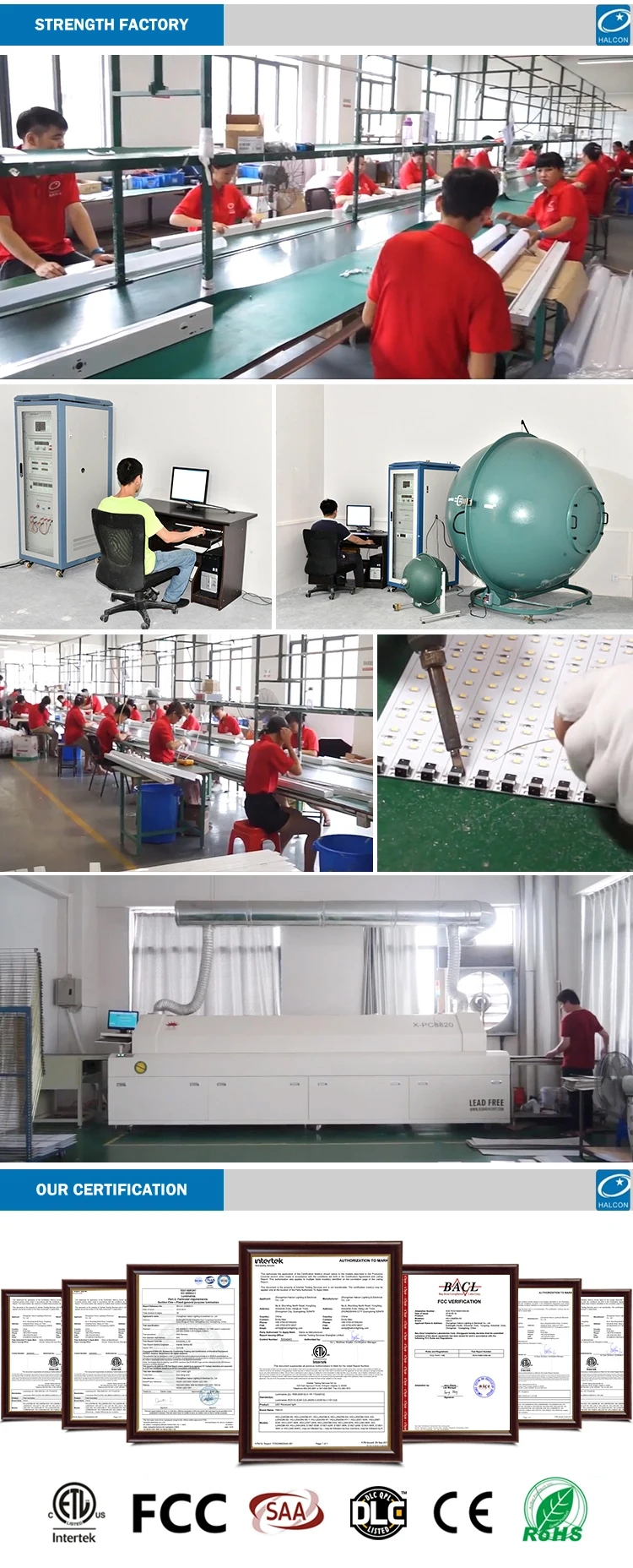 China Manufacturer library adjustable 2ft 4ft 5ft 6ft 20w 30w 40w 60w 80w linear led strip batten light