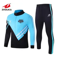 

Sky Blue Mens 210/230/260/280g Slim Fit Wholesale Sublimated Sweatsuit Sportswear Jogger Suit Running Wear Tracksuit