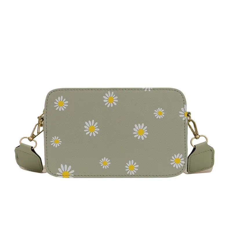

2021 fashion daisy square bag lace pattern messenger bag messenger bag woman handbag wholesale