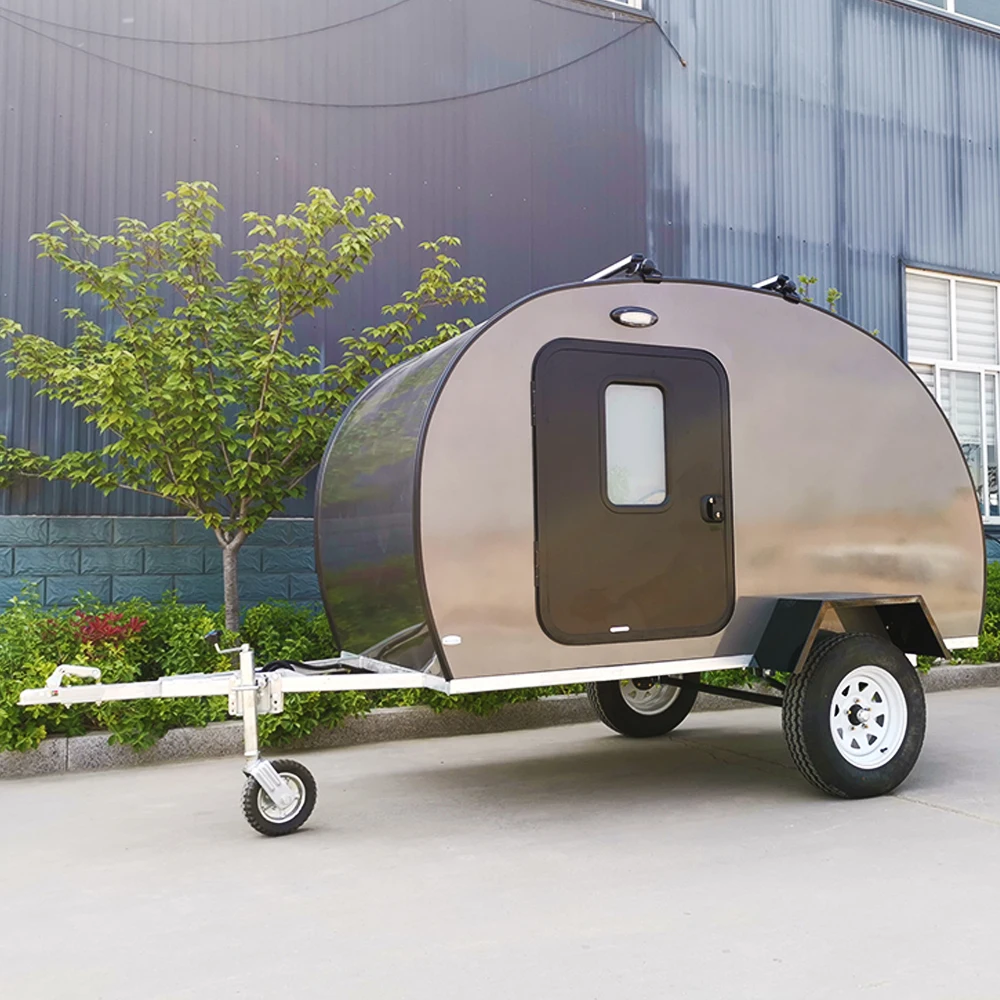 

Aluminum small mini offroad tear drop campeur camping trailer 4 person affordable teardrop trailer camper mini caravan forsale, Customer's requirement