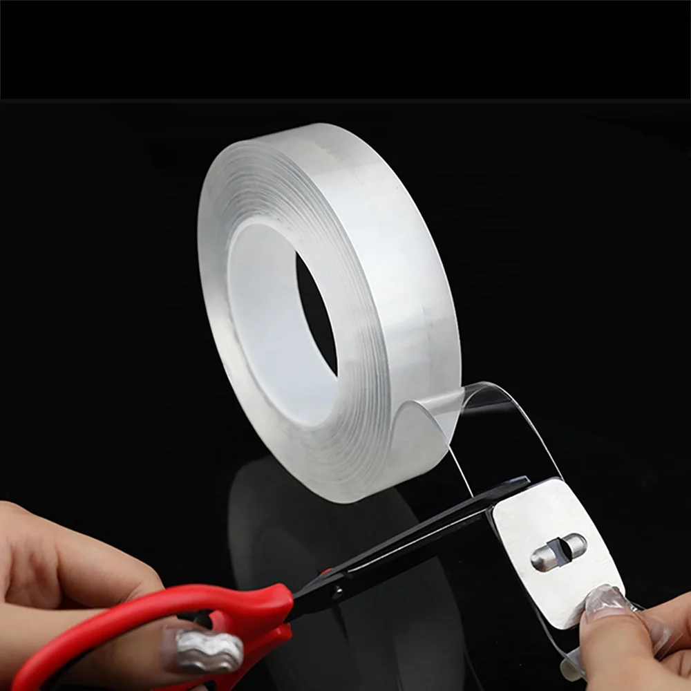 

5m*2cm*2mm Yongsheng Strong Adhesive Nano Double Sided Tape Washable Traceless