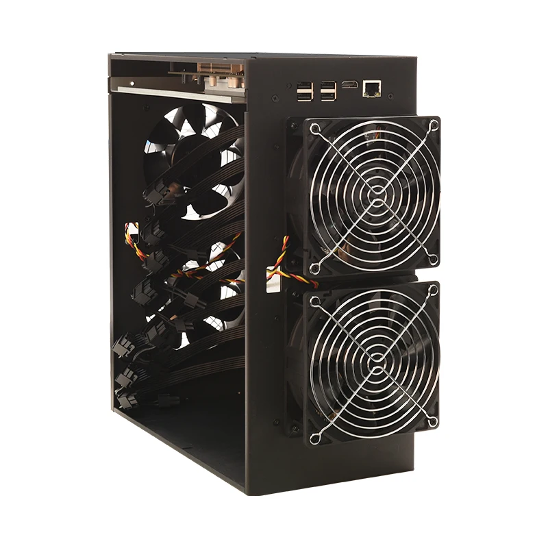 

2021 New 8G Gpu Cards Ethereum Mining Machine Mini Eth Mining Rig with RX 580 8GB gpus