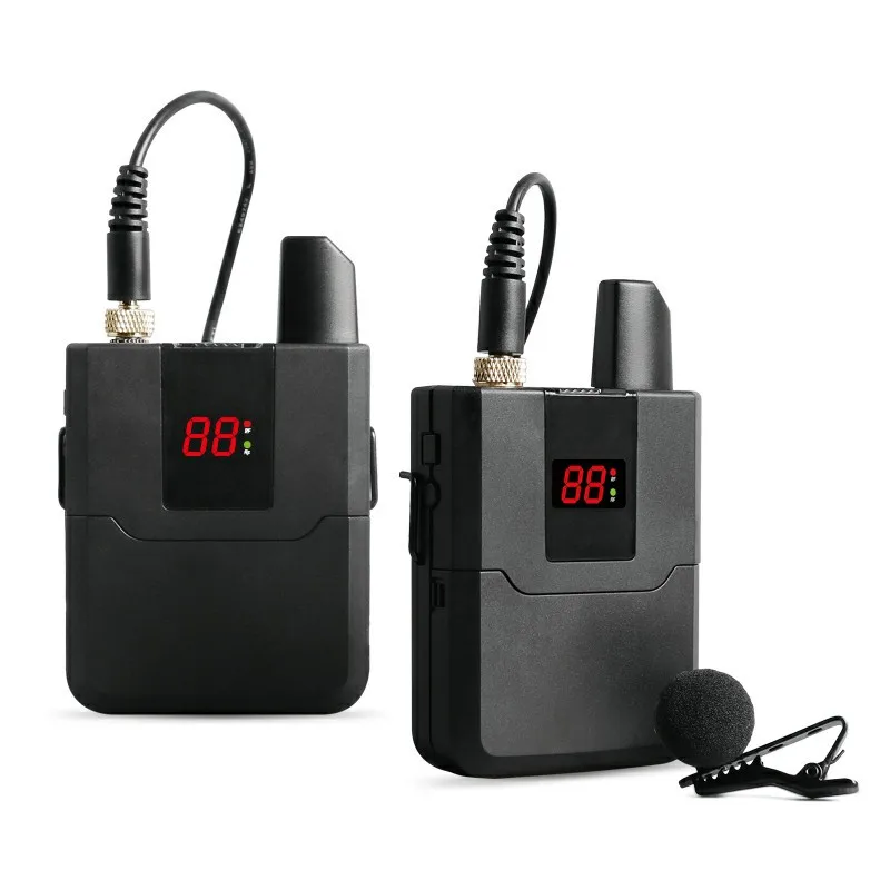 

Professional Single-Channel UHF Camera-Mount Wireless Microphone System MS1, Black