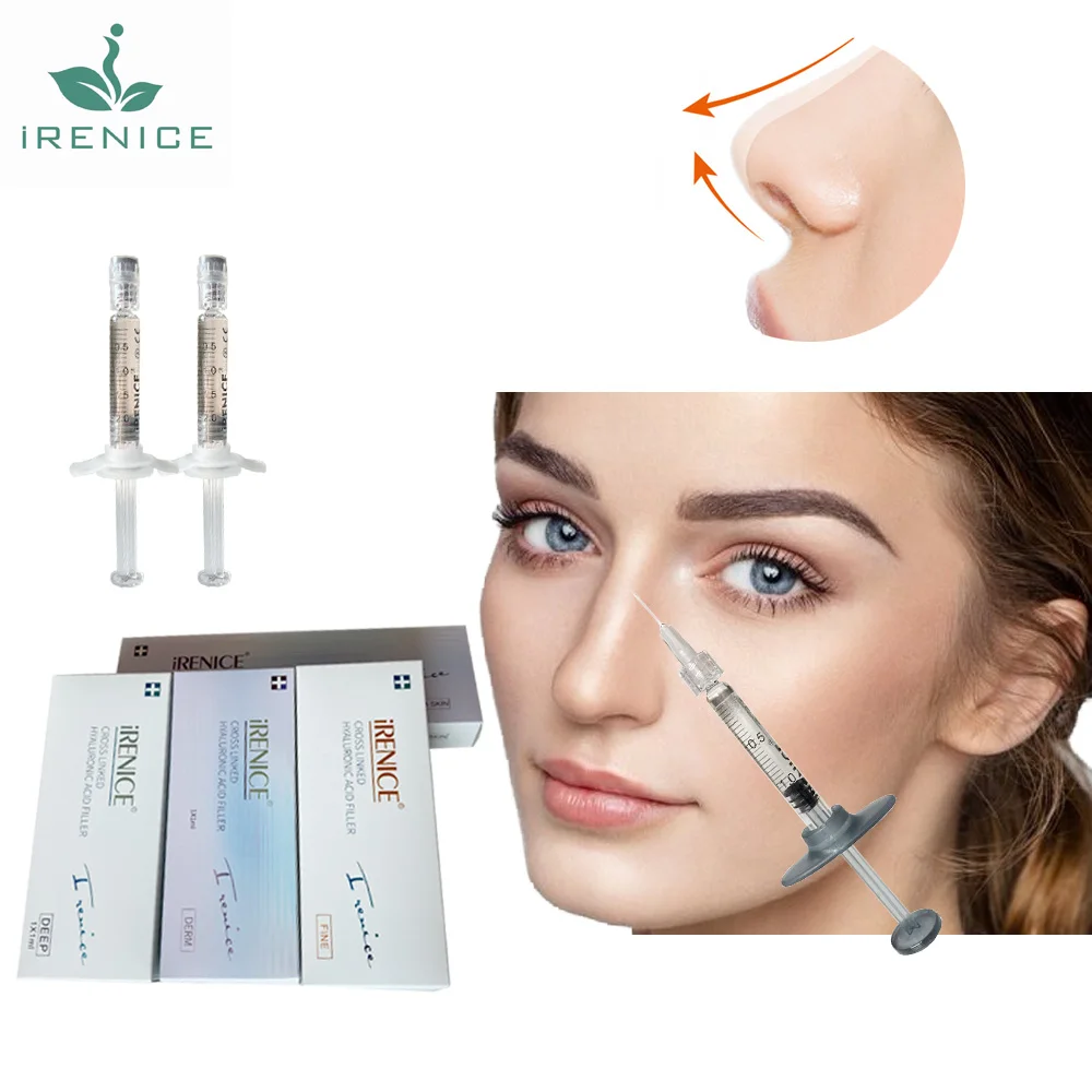 

Cross-linked Hyaluronic Acid IRENICE Deep For Nose Shaping 1ml Dermal Filler, Transparent