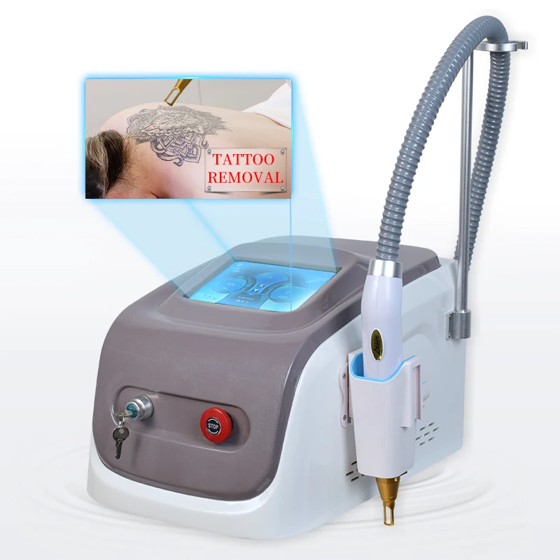 

2020 New Product Picosecond 1064 532nm Q Switch Nd Yag laser Tattoo Removal Machine qswitch pigment removal machine, White