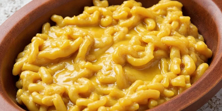 Person smiling after tasting homemade mustard