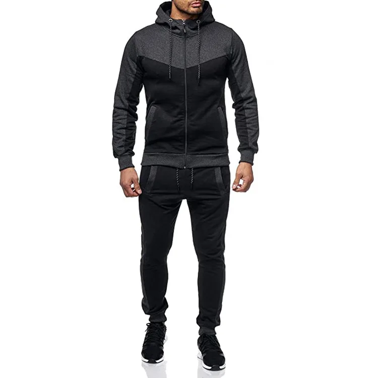 

Wholesale custom track suit men velour tracksuit jogging suits mens sweatsuit