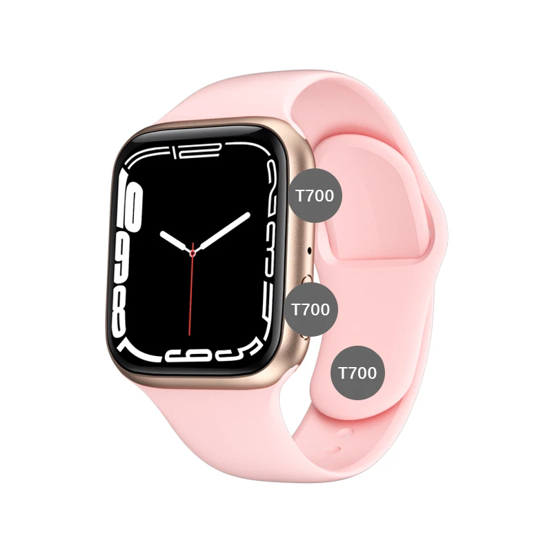 

2022 New Smart Watch 7 Smart Watch Full-screen Heart Rate Monitoring Smart Bracelet Touch Screen android smart watches for women, Red, black, blue, white, etc.