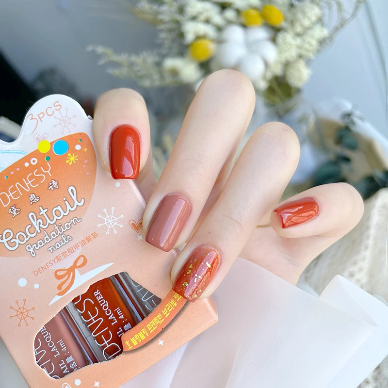 

3-Pack Long-Wear Mini Nail Polish Set For Kids, 12+ combinations (customize)