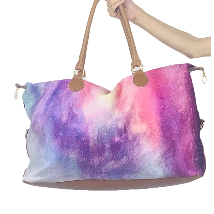 

New Design Large Capacity Tie Dye Travel Weekend HandBag