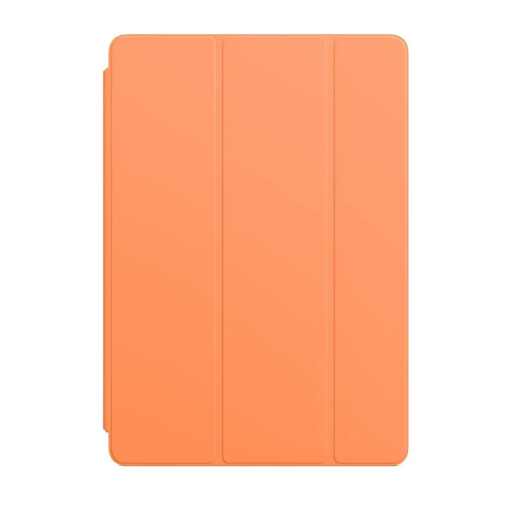 

Orange Color Tri fold PU Leather PC Hard Back Cover for ipad mini 4 case