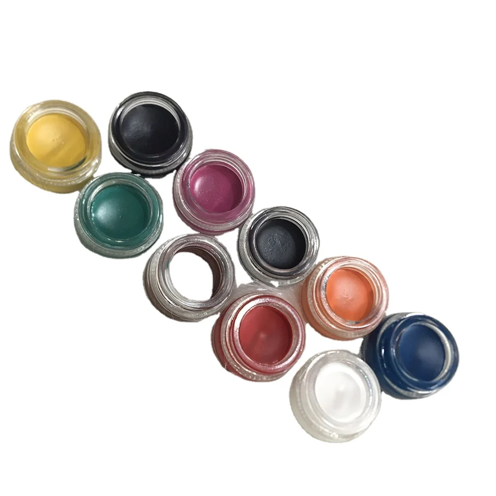 

Eyebrow Cream Custom Logo 10color Dyed Transparent Jar Waterproof Free Shipping Private Label Single 7g Bright Bulk Makeup