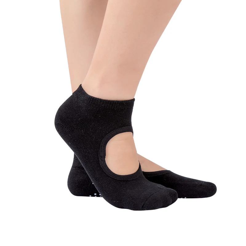 

Custom Logo Black Non-slip Sock for Yoga,Yoga Socks for Women Non Slip, Black, purple, gray