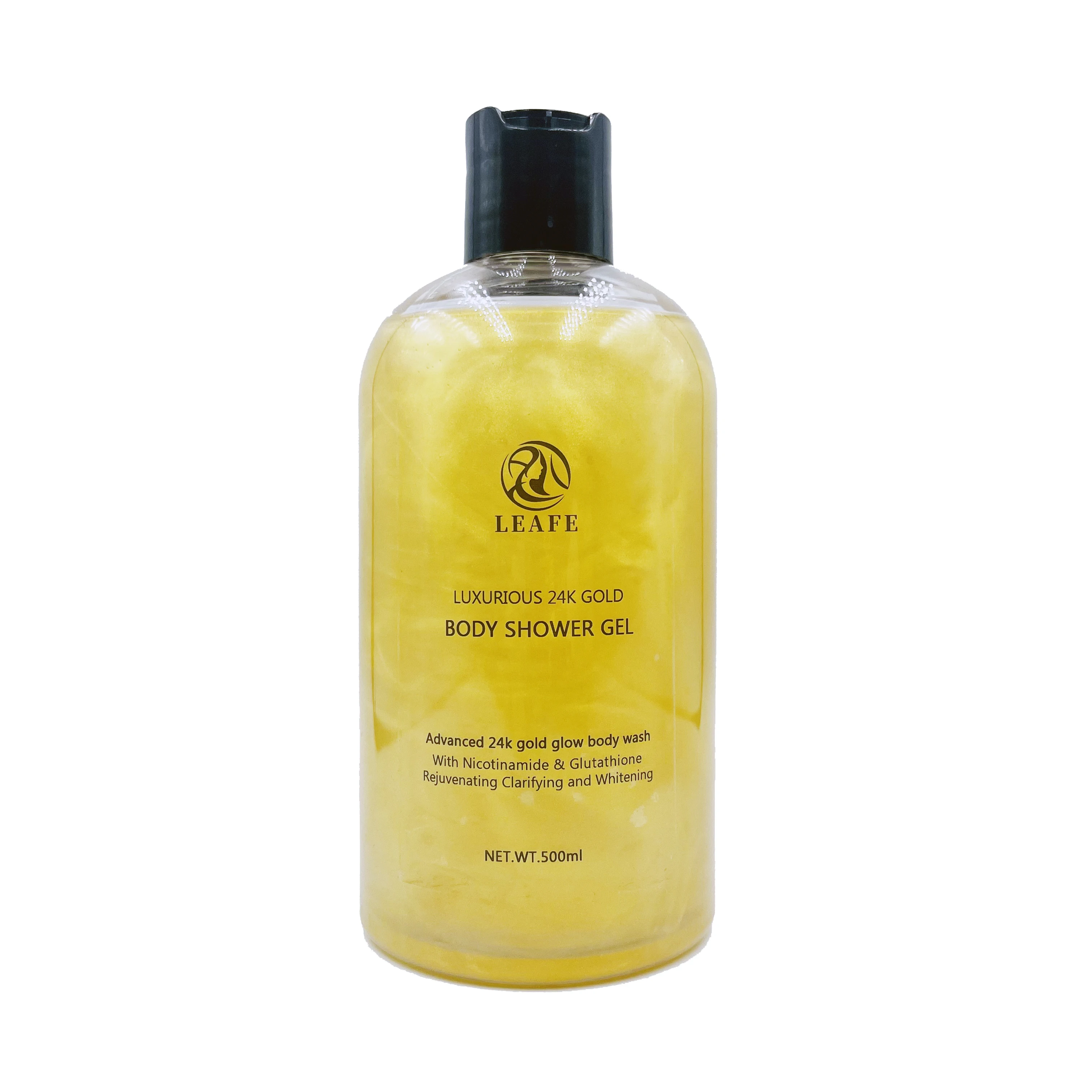 

Private Label Body Wash 24K Gold Skin Whitening Nicotinamide Shower gel