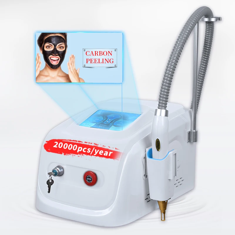 

Q switch 1064 nm and 532 nm system laser tattoo removal equipement price ND YAG LASER machine with carbon peeling