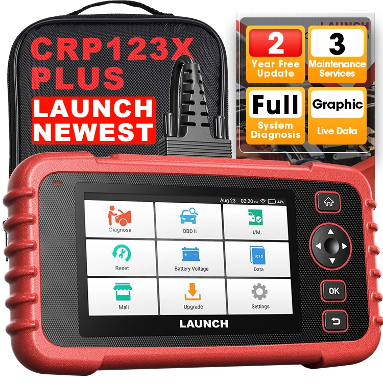 

launch Authorized shop crp123x PLUS crp123e crp123 2.0 obd2 code reader engine for car interface auto diagnostic tools scanner