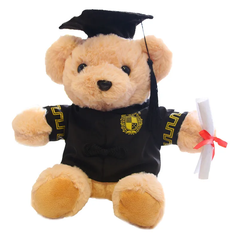 

2023 Graduation Souvenir Gift Teddy Bears in Caps & Gowns Graduation Bear Plush Toy