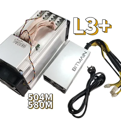 

antminer l3+ asic l3 bitmain antmin l3 with bitmain psu