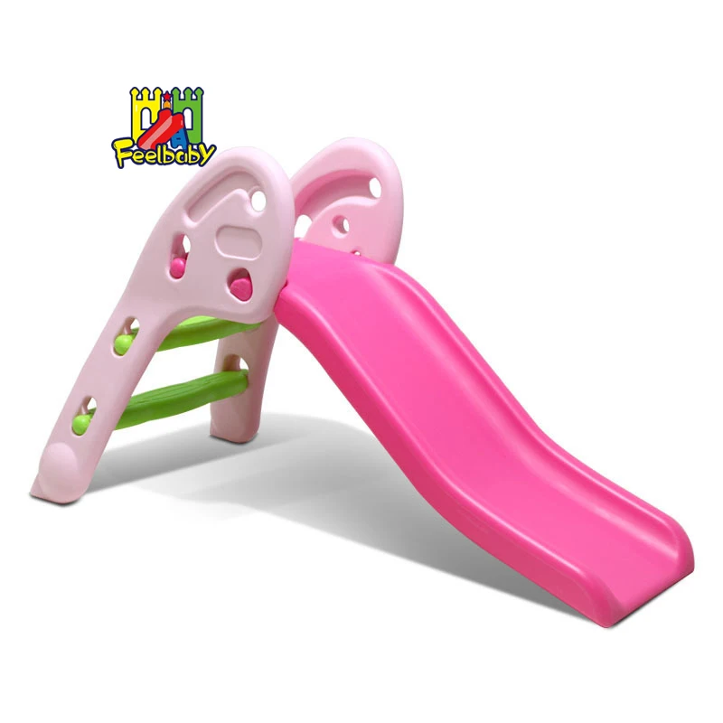 

Feelbaby baby outdoor children folding slide and hight quality child plastic ride on animal toy to kids, Pink, green, yellow