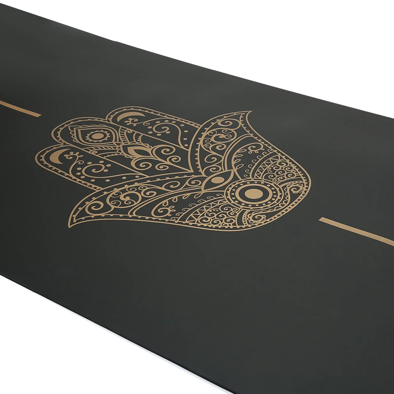

5mm High-end ECO-friendly Natural Rubber PU Yoga Mat, Customized color
