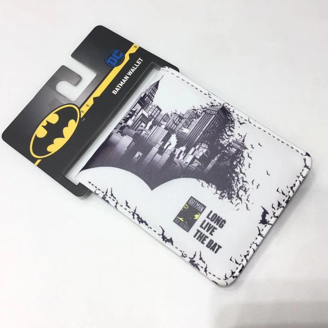 

Professional PU Wallets Supply DC Marvel Good Quality Short Leather Wallet Suitable for Teen Boys and Girls Batmans Wallets