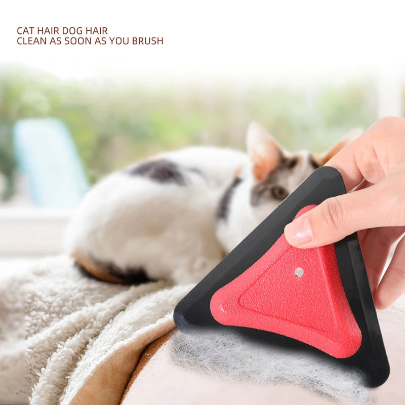 

Portable Pet Hair Silicone Remover Brush Cat Dog Hair Remover Carpet Couch Sofa Bed Clothes Blinds Hair Remover Brush