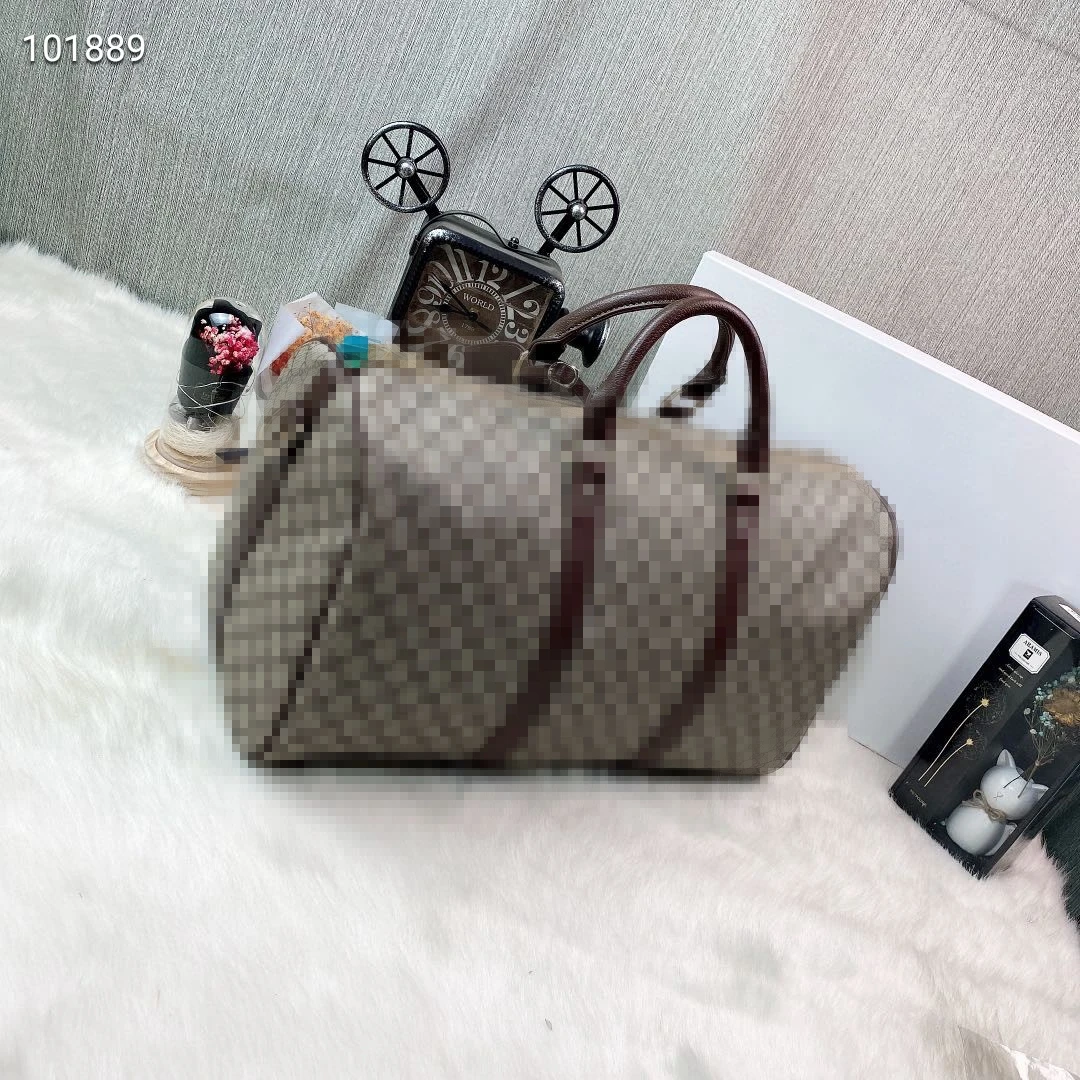 

2021 Trendy Lady Purses Bags PU Design Large Travel Handbags Suitcase brands luxury designer for Women and Men, Multi color