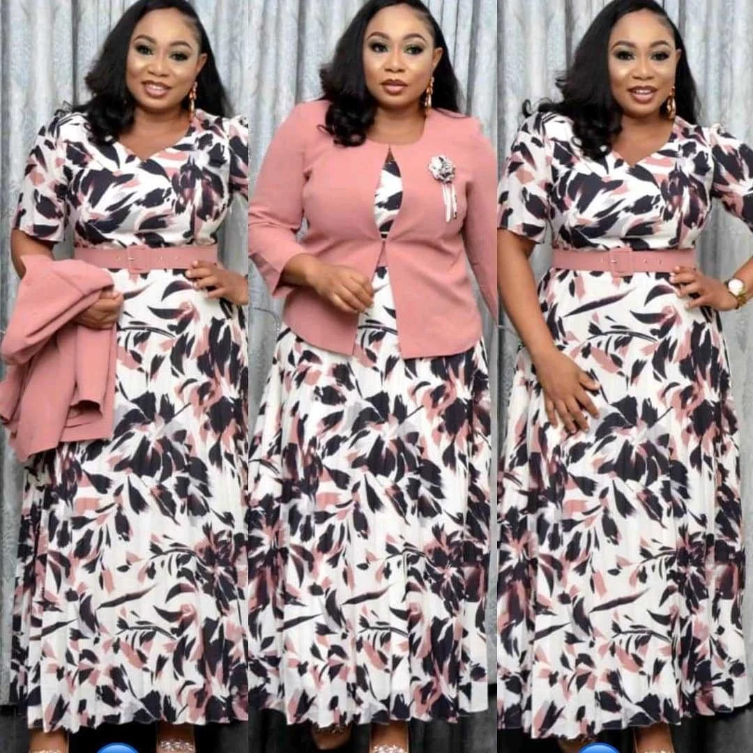 

wholesale african american clothing women plus size mother dress print long dress
