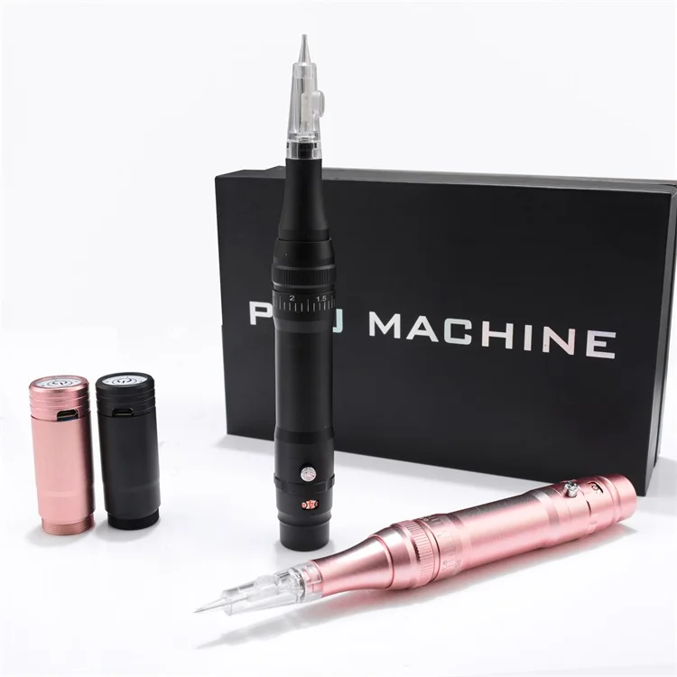 

wireless NANO permanent makeup Ombre Powder brow tattoo gun pen cosmetic eyebrow rotary tattoo machines, Rose gold/sliver/black/gold