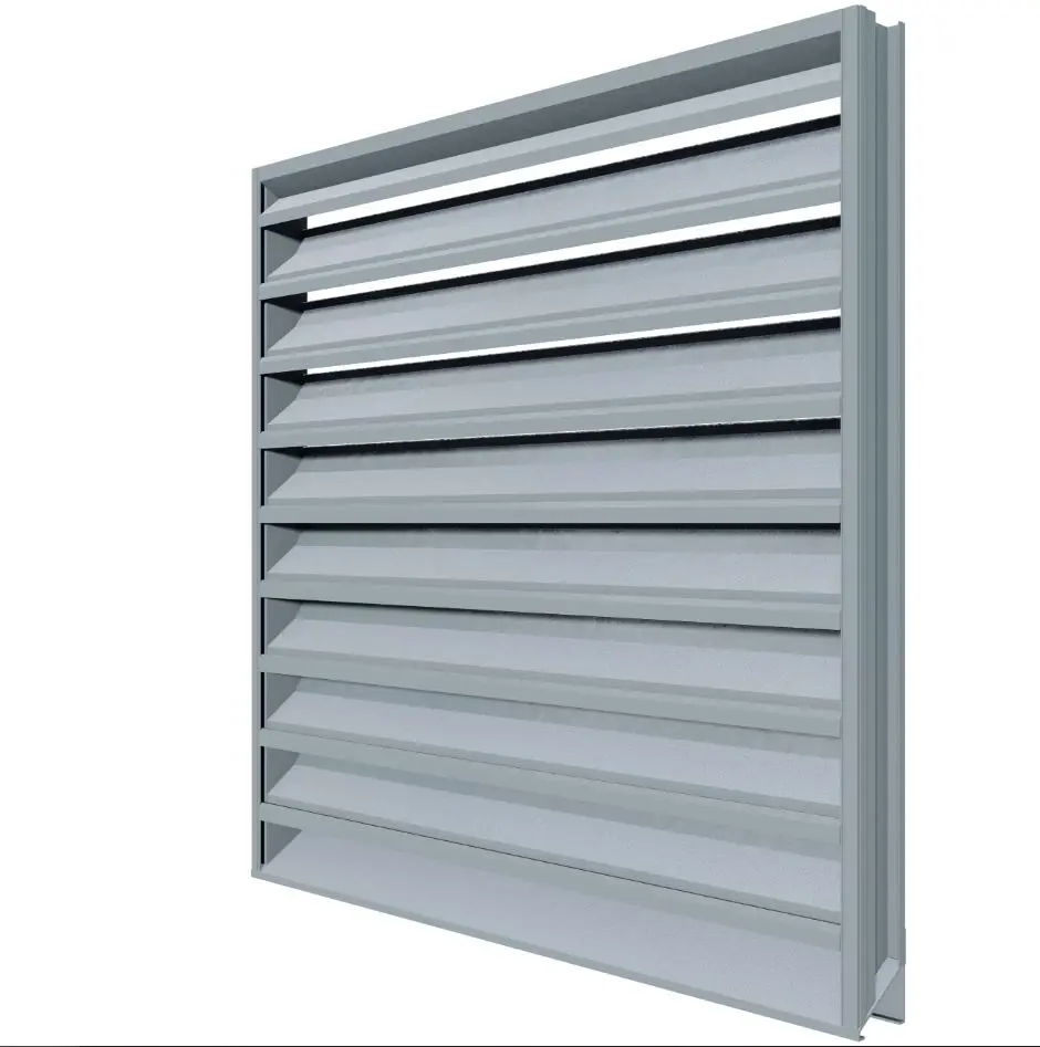 

External aluminum perforated shutter sun louver for window door