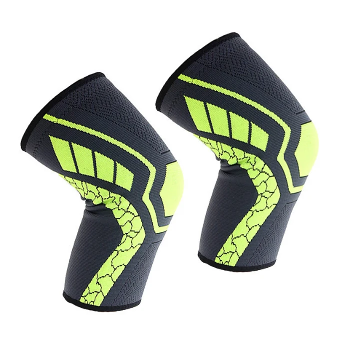 

Manufacturer Custom Adjustable elbow knee pads/knee brace compression sleeve knee support, Green