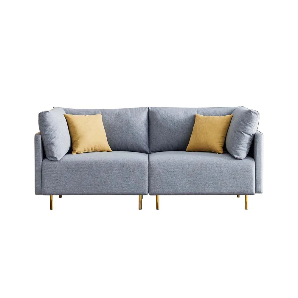 

Confortable Fabric Down Sofa Love Seat for Small Place Popular KOL Sofas, Optional