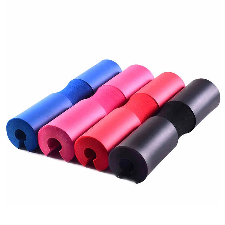 

Custom Logo Weightlifting Shoulder Neck Protection Squat Sponge Foam Barbell Squat Pad, Black/blue/red/pink
