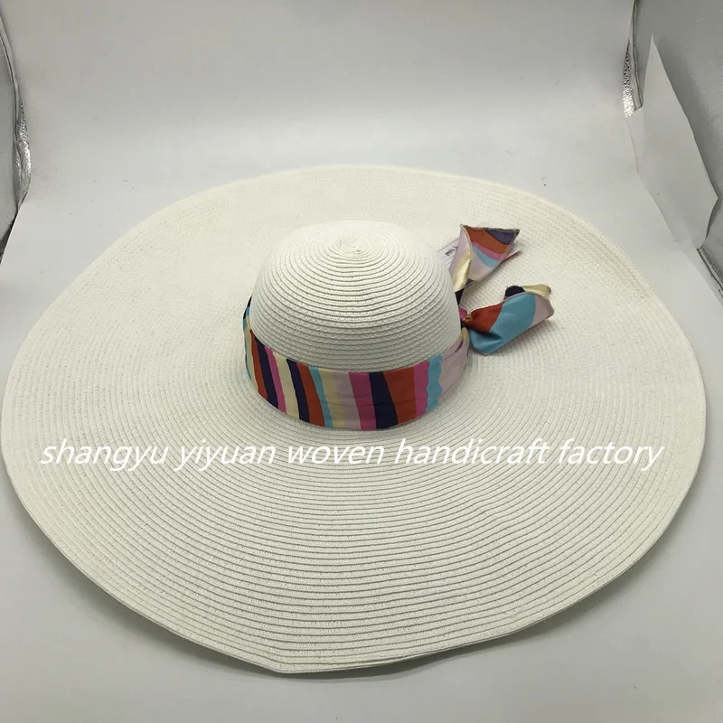 
large wide brim straw ladies super fashion catwalk large floppy straw hat 