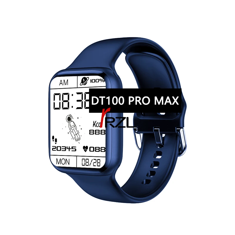 

Hot Sale Smartwatch 1.8 Inch Dial Call Music Playback Password Protection Reloj Smart Watch DT100 Pro Max, Colorful