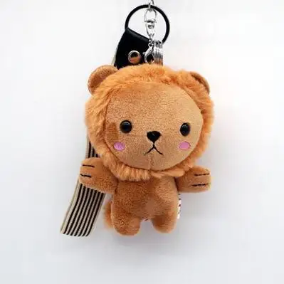 

Custom Stuffed Animal Keychain Cartoon Plush Lion Keychain