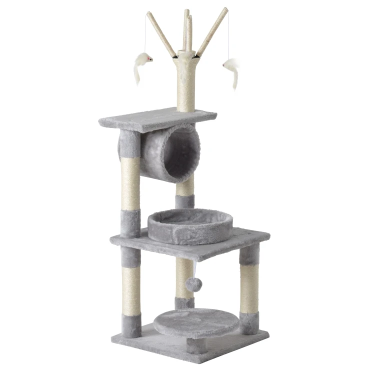 

Free Shipping Winter Cotton Pet House Cat Climbing Frame Tree Hole Cat House