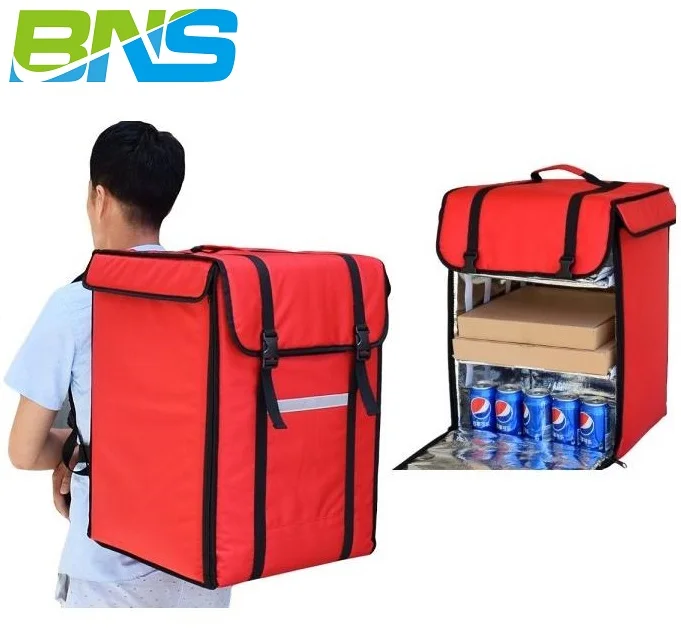

OEM logo drink rider big fast thermos lunch courier cooler waterproof hot pizza insulated thermal bag food delivery backpack