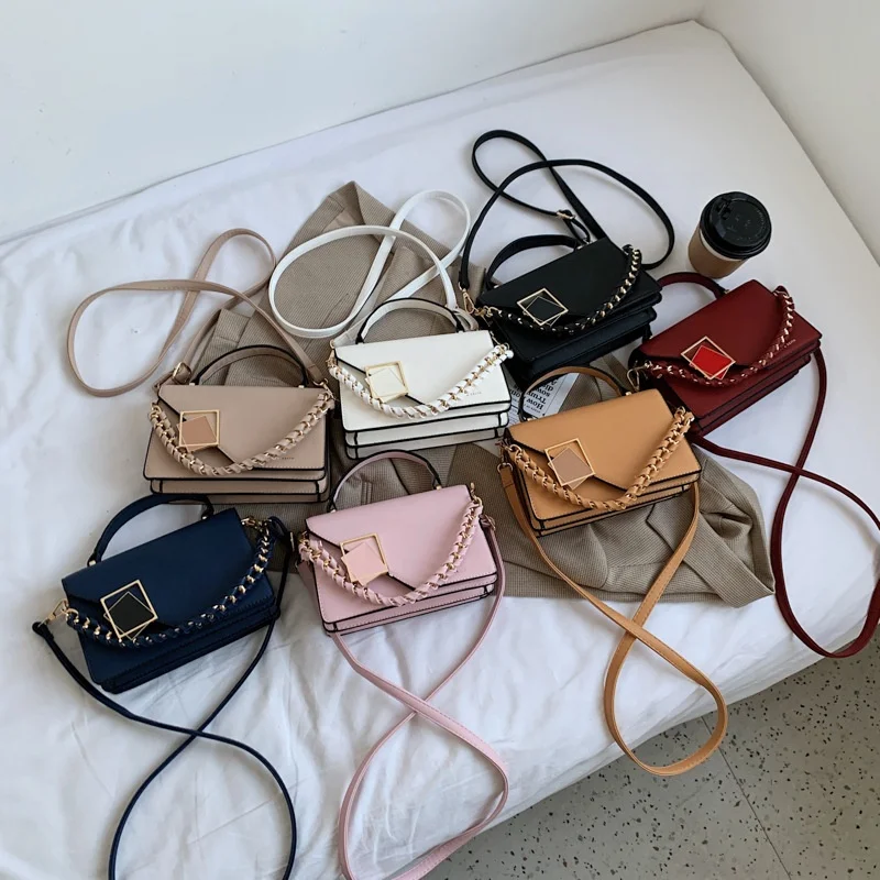 

Korean Style New Arrivals Women Leather Messenger Bag Shoulder 2022 Luxury Handbags