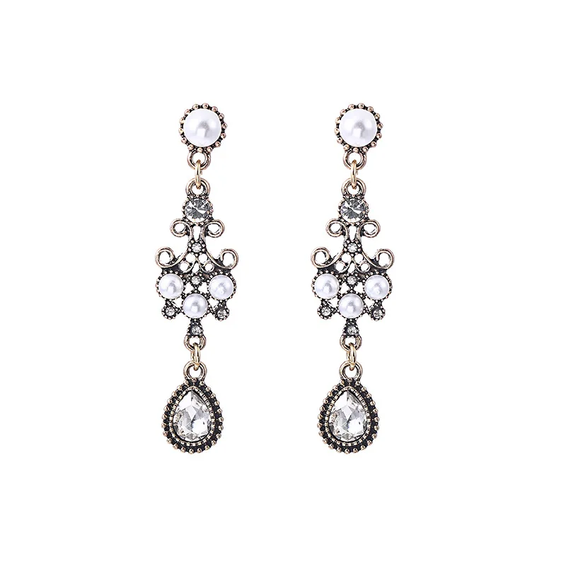 

The new Fashion trend luxury Zinc Alloy Material Drop Stud Earrings
