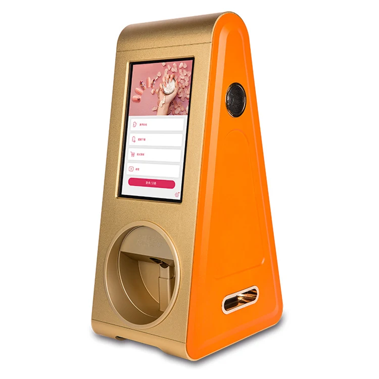 

2022 Nail Sticker Printing Machine Mobile Nail Printing Machine Digital Nail Art Printer Machine, Orange