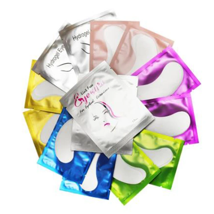 

Wholesale lint free disposable eye gel patch for eyelash extension, Assort color