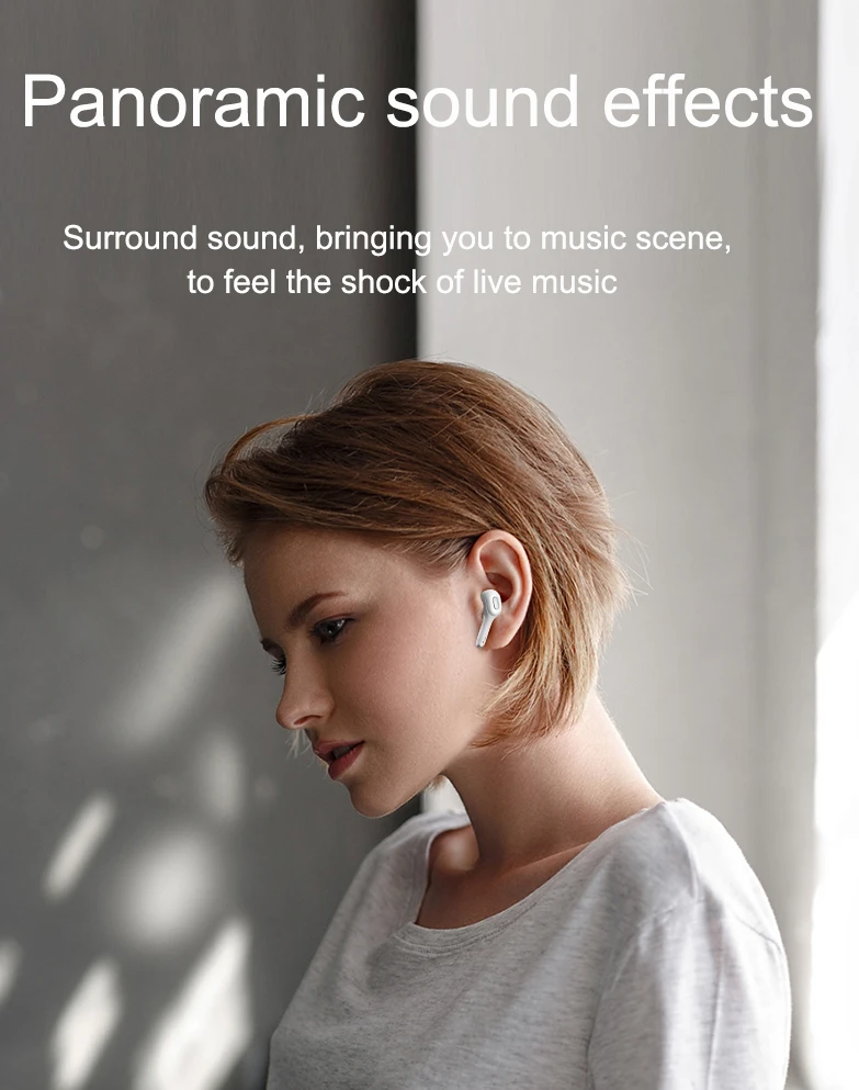 wholesale 5.0 sport touch control blue tooth earphone tws wireless headphone earbuds for iphone x xs max xr 8plus - ANKUX.COM