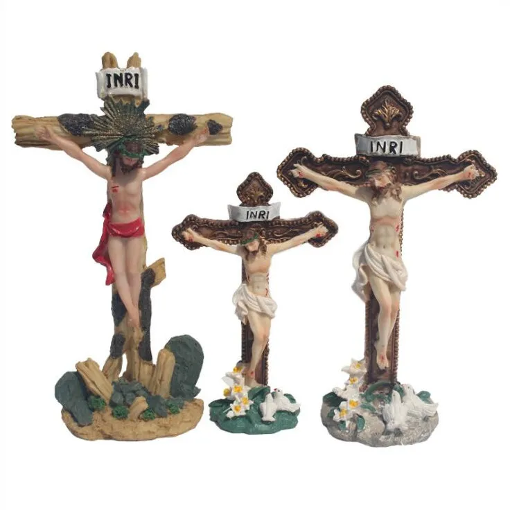 

Western Resin Crafts Jesus Cross Home Ornaments ZGJ-0552