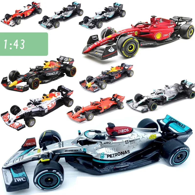 

Bburago 1:43 NEW 2022 F1 Racing RB18 1# Verstappen 11# Perez Special Paint Formula One Alloy diecast Toy Car Model