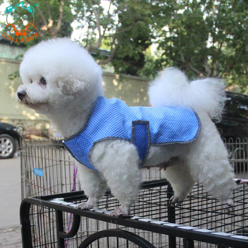 

COLLABOR New Style Amazon Hot Sale Lightweight Evaporative PVA Pet Cooling Clothes Coat Cute Pattern Cooling Dog Vest, Solid, digital print