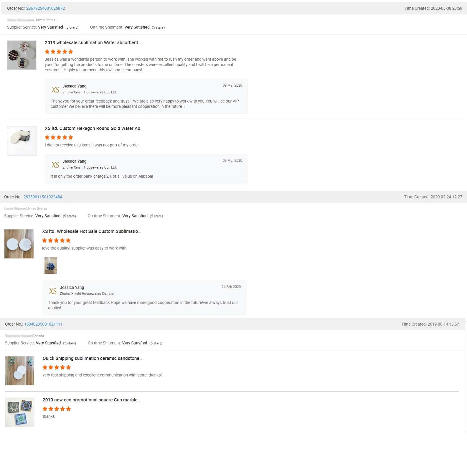 2019 Wholesale Sublimation Or Water Absorbent Marble Cup Cork Blank