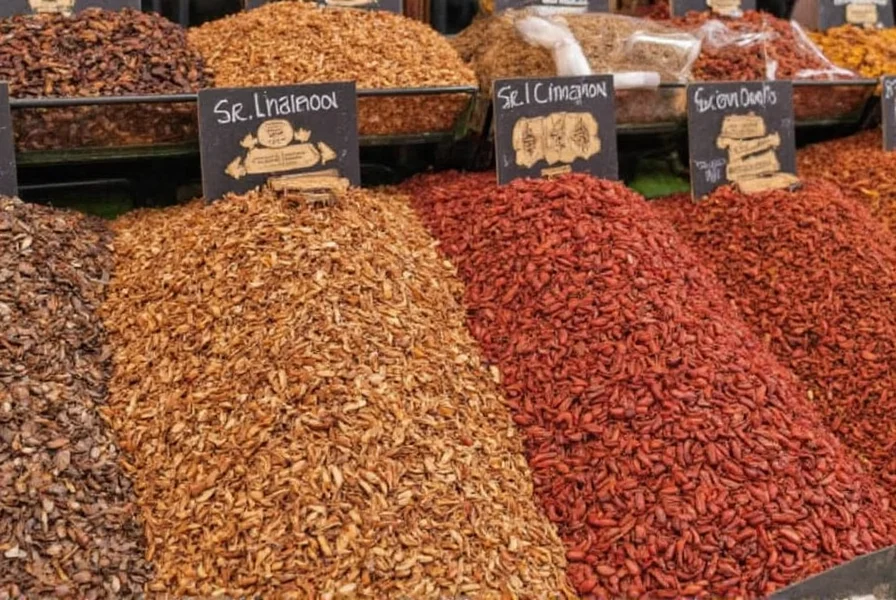 Chef using freshly ground cinnamon in a professional kitchen setting
