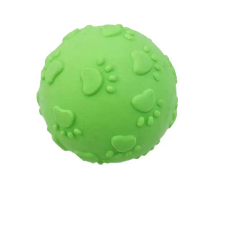 

OEM Factory Hollow Rubber Ball Squeaky Almost Indestructible Aggressive Chewers Large Medium Bre TPR High Pinball Dog Chew Toy, Blue, green, rose red