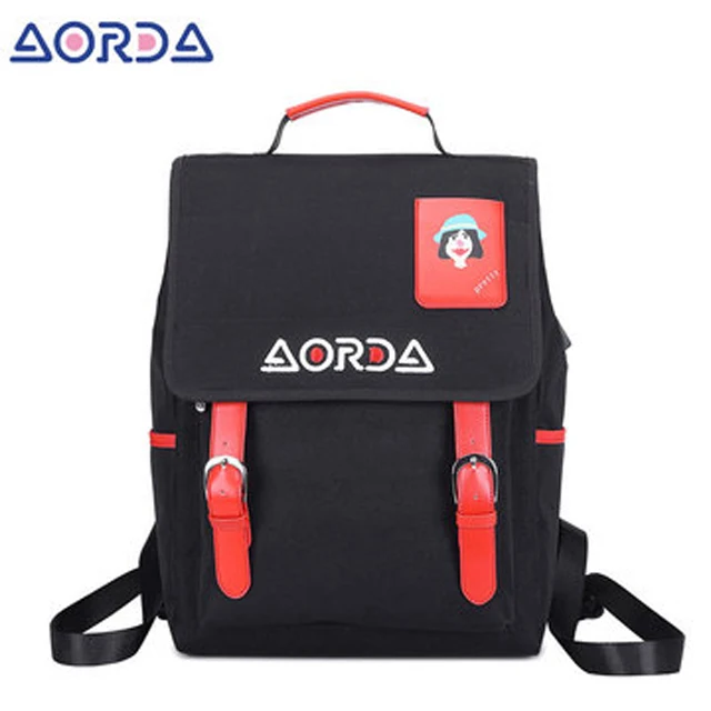 

Backpack Women Wholesale Student Schoolbag Large Capacity Contrast Color Travel Backpack, Customized color